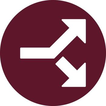 división vector icono