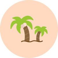 icono de vector de árbol de Palma