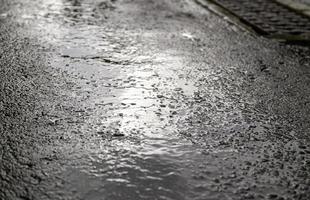 Wet street floor photo