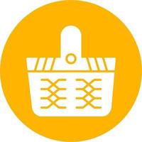 Picnic Basket Vector Icon