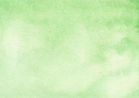 Watercolor light green background texture. Aquarelle green-yellow gradient backdrop. photo