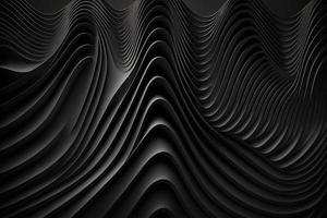 black 3d Parallel line wave background photo
