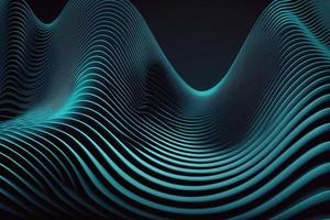 Blue 3d Parallel line wave background photo