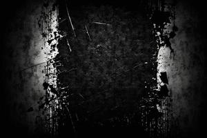 Black scratched grunge background photo