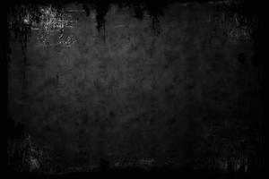 Black scratched grunge background photo