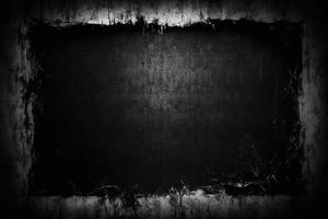 Black scratched grunge background photo