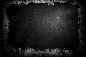 Black scratched grunge background photo