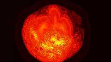 Digital Rendering Abstract Hot Fire Beautiful Background photo