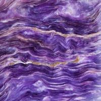 square background from tumbled charoite gemstone photo
