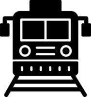 icono de vector de tren