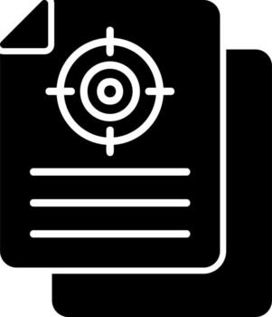 objetivo vector icono