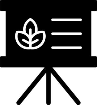 icono de vector de presentación