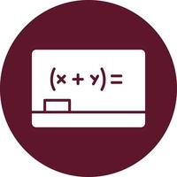 Mathematics Vector Icon