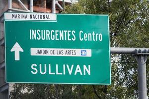 mexico city sullivan street sign photo