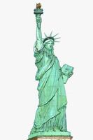 A sketch painting of New York Statue of Liberty photo