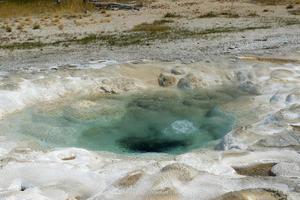 yellowstone natural textura géiser viejo fiel foto