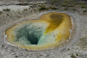 Yellowstone Natural Texture Geyser Old Faithful photo