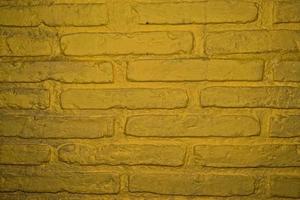 old yellow brick wall photo