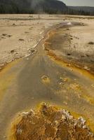 Yellowstone Natural Texture Geyser Old Faithful photo