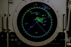 radar inside submarine control panel photo