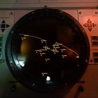 submarine control panel radar display photo