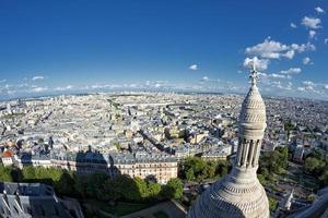 parís enorme vista aérea desde montmatre foto