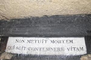 Paris Catacombs Skulls and bones photo