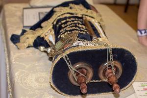 torah scroll book close up photo