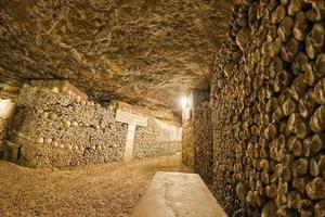 Paris Catacombs Skulls and bones photo