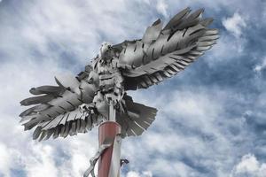 National Harbor iron eagle detail photo