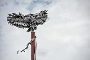 National Harbor iron eagle detail photo