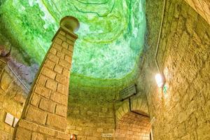 Paris Catacombs green ceiling detail photo