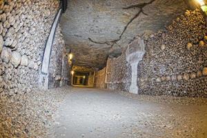 Paris Catacombs Skulls and bones photo