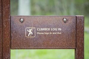 climber log in sign in Usa Park photo
