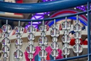 Tour eiffel inside Bubbles crystal balls suspended in air photo