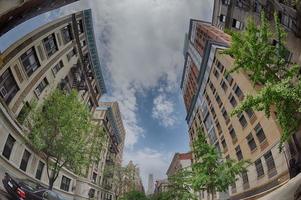 edificio de altura del morningside de nueva york foto