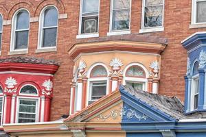 baltimore druid hill old house window photo