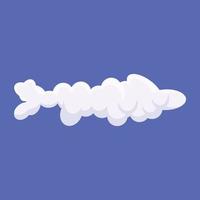 Trendy Cloud Forecast vector