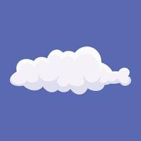 Trendy Cloud Forecast vector