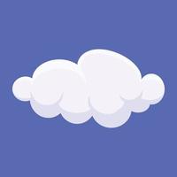 Trendy Cloudy Weather vector