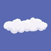 Trendy Cloud Forecast vector