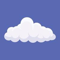Trendy Cloud Forecast vector