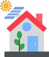 Eco House Vector Icon