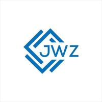 JWZ creative circle letter logo concept. JWZ letter design. vector