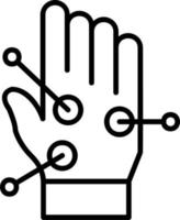 Hand Acupuncture Vector Icon