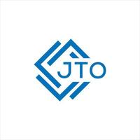 JTO letter design.JTO letter logo design on white background. JTO creative circle letter logo concept. JTO letter design.JTO letter logo design on white background. JTO c vector