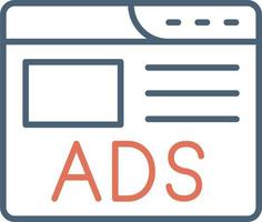 Ads Vector Icon