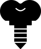 Dental Implant Vector Icon