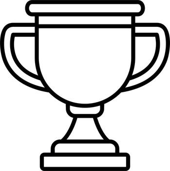 trofeo vector icono