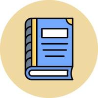 icono de vector de libro